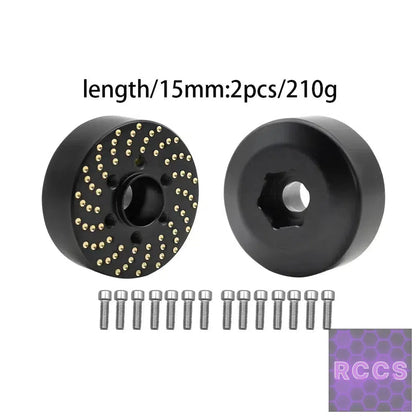 Brass Wheel Hex Hub Weights