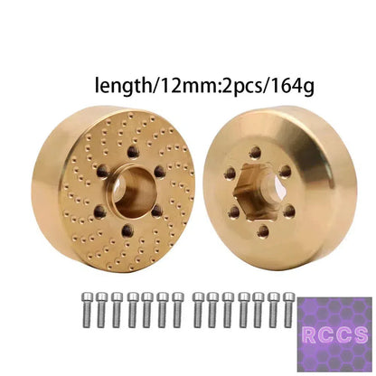 Brass Wheel Hex Hub Weights