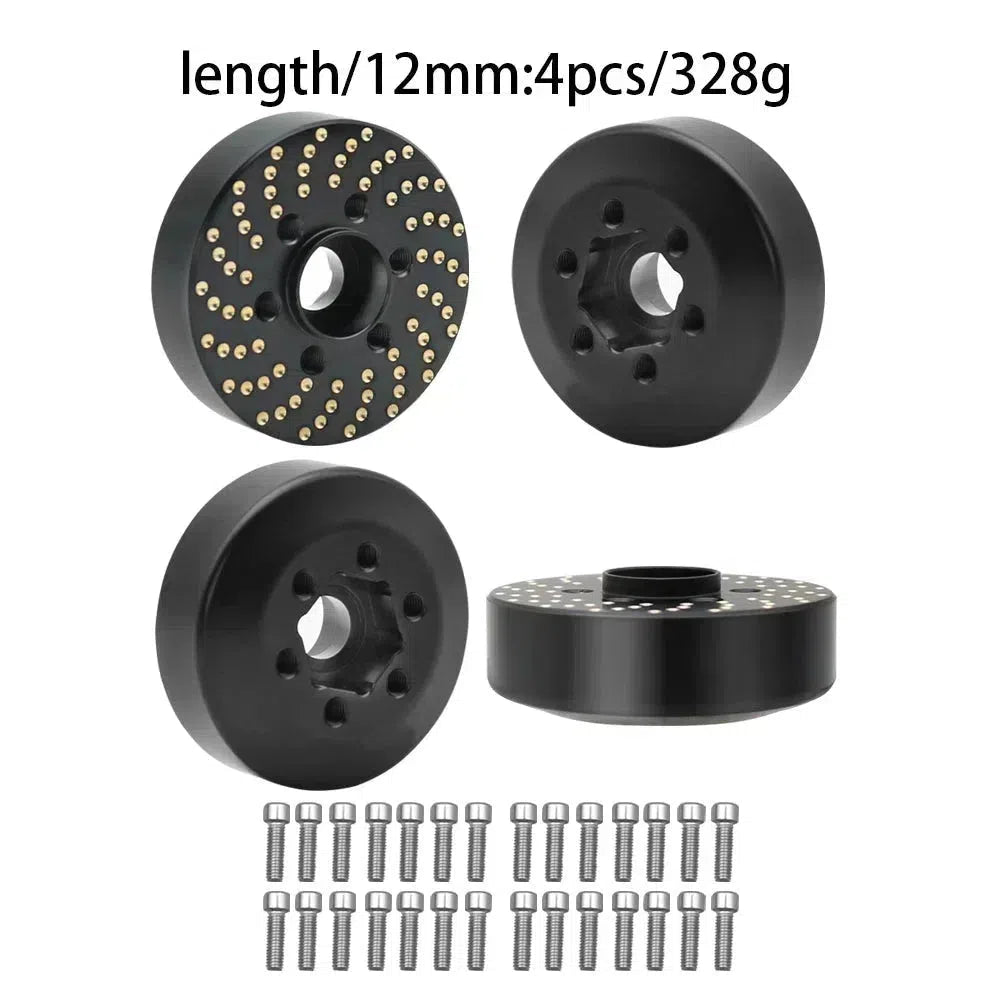Brass Wheel Hex Hub Weights