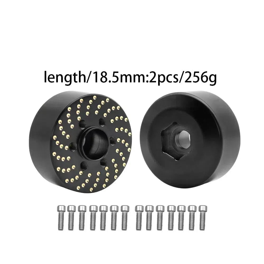 Brass Wheel Hex Hub Weights