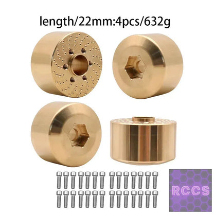 Brass Wheel Hex Hub Weights