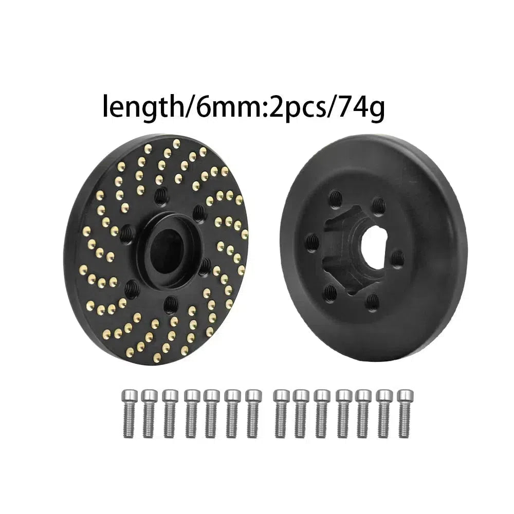 Brass Wheel Hex Hub Weights