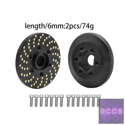 Brass Wheel Hex Hub Weights