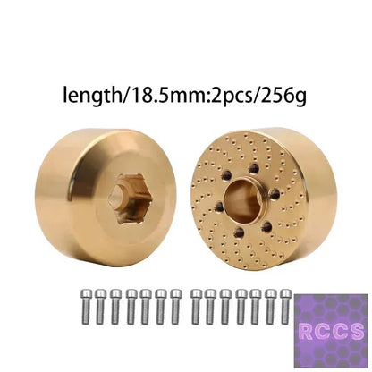 Brass Wheel Hex Hub Weights