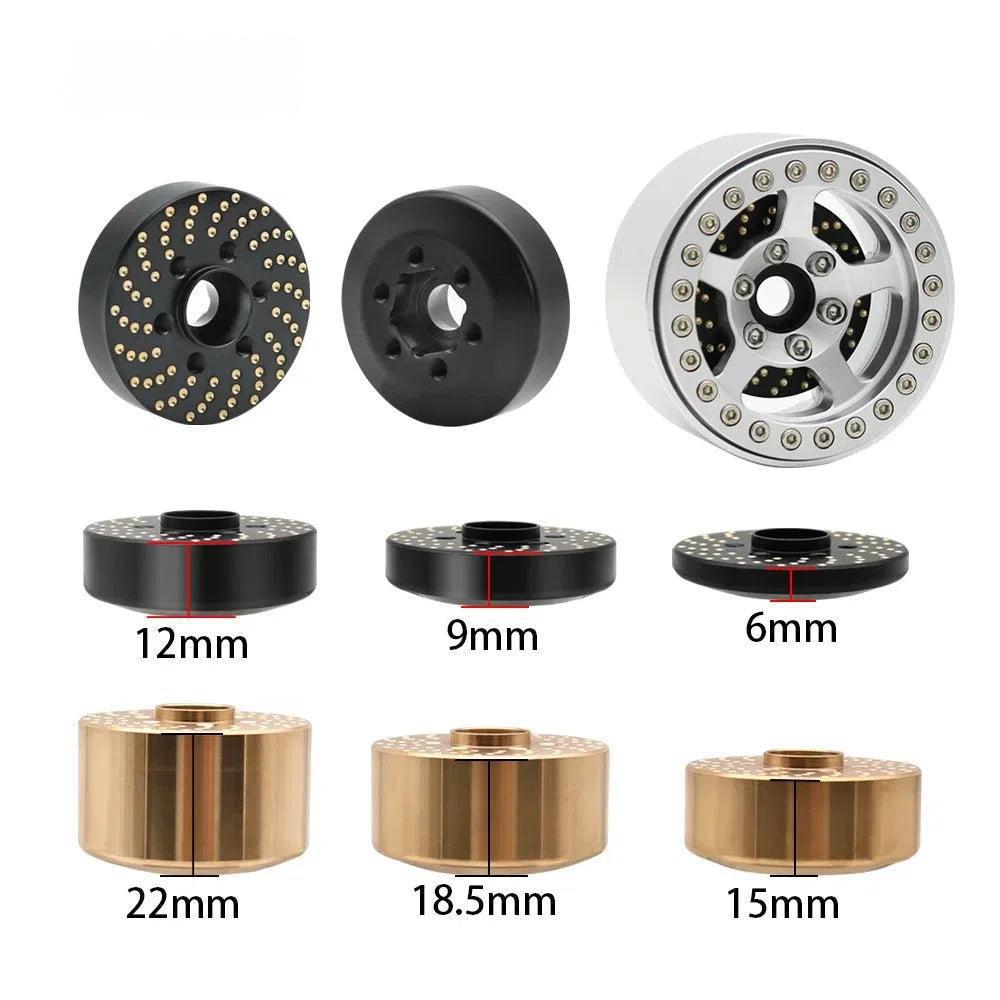 Brass Wheel Hex Hub Weights