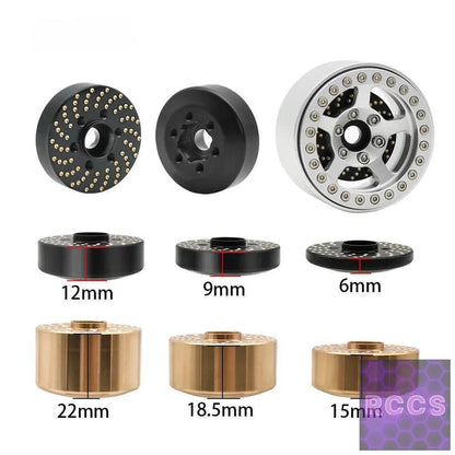 Brass Wheel Hex Hub Weights