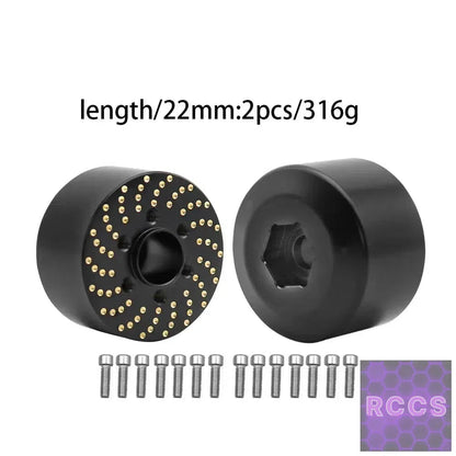 Brass Wheel Hex Hub Weights