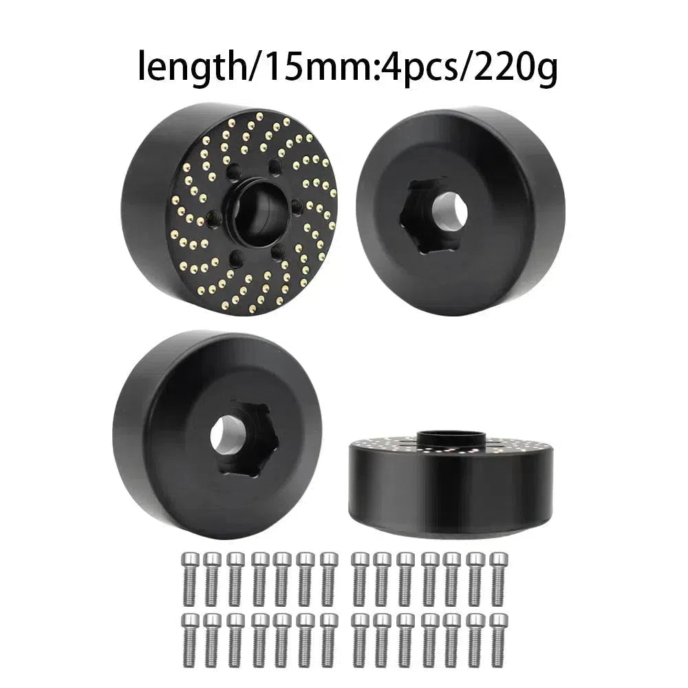Brass Wheel Hex Hub Weights