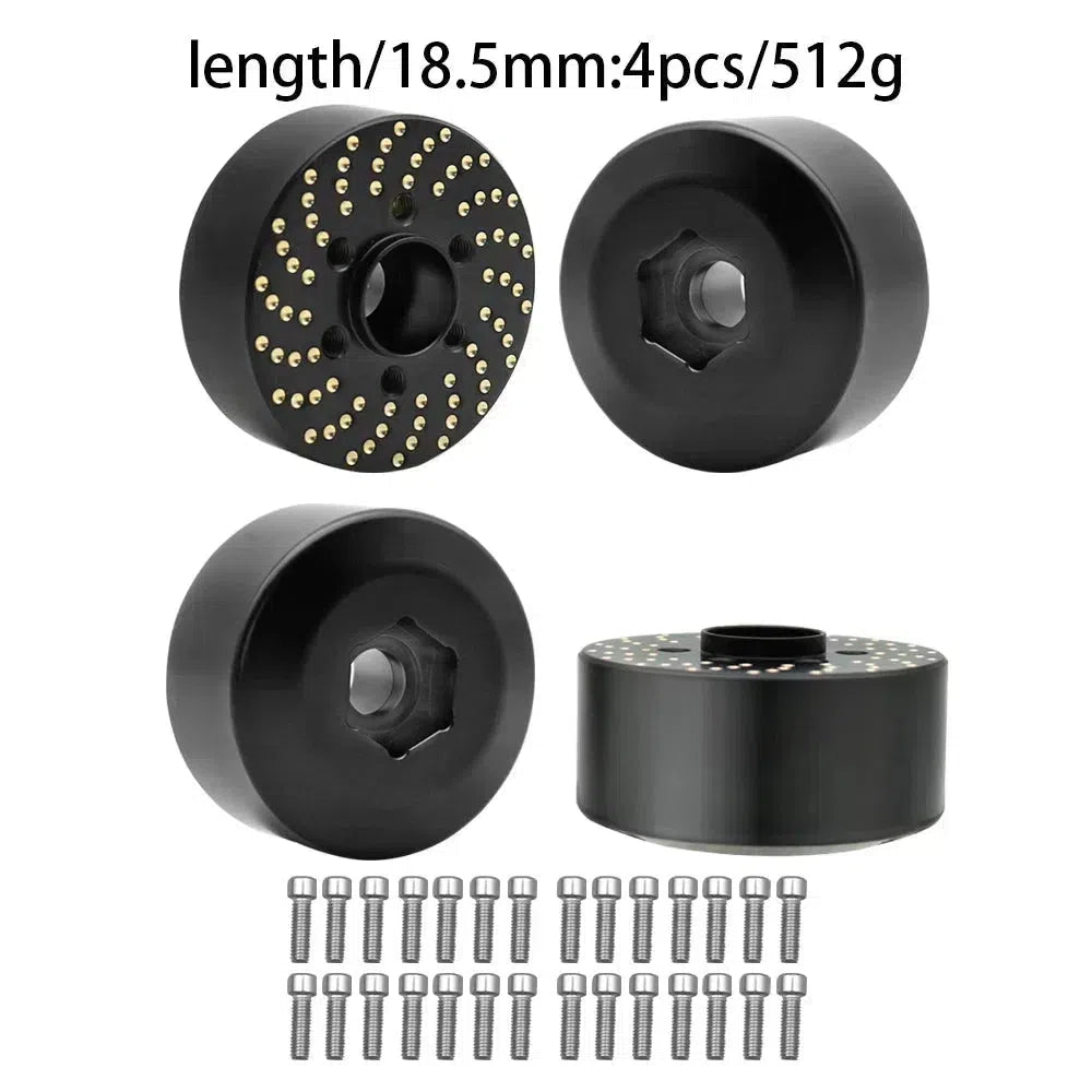 Brass Wheel Hex Hub Weights