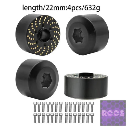 Brass Wheel Hex Hub Weights