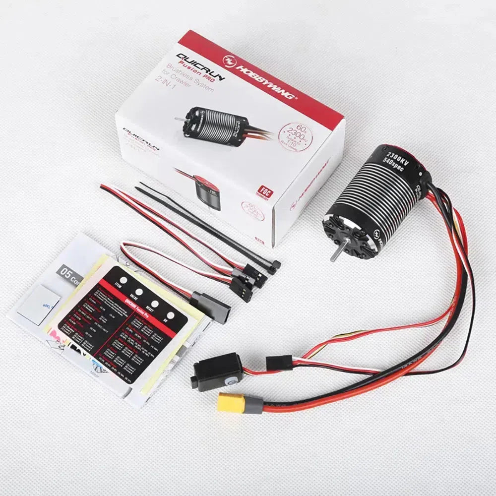 Hobbywing Fusion Pro 2300KV Crawler Motor ESC Speed Controller All-in-one