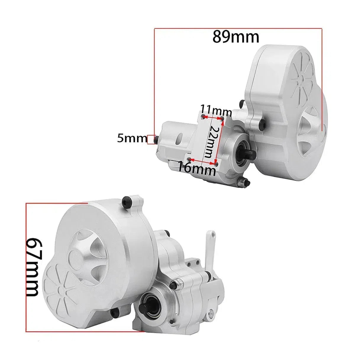 Metal Transmission 3 Gear with Dig