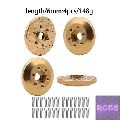 Brass Wheel Hex Hub Weights