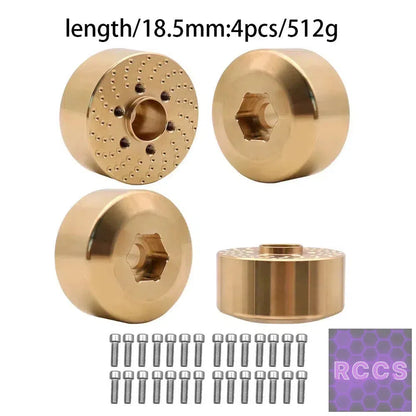 Brass Wheel Hex Hub Weights