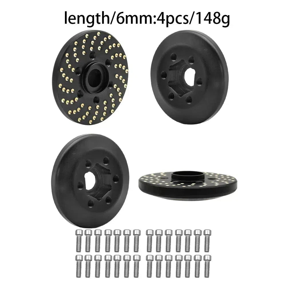 Brass Wheel Hex Hub Weights