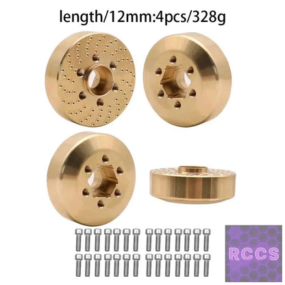 Brass Wheel Hex Hub Weights